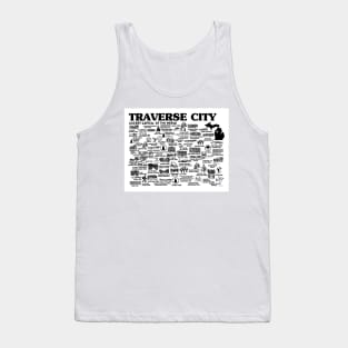 Traverse City Map Tank Top
